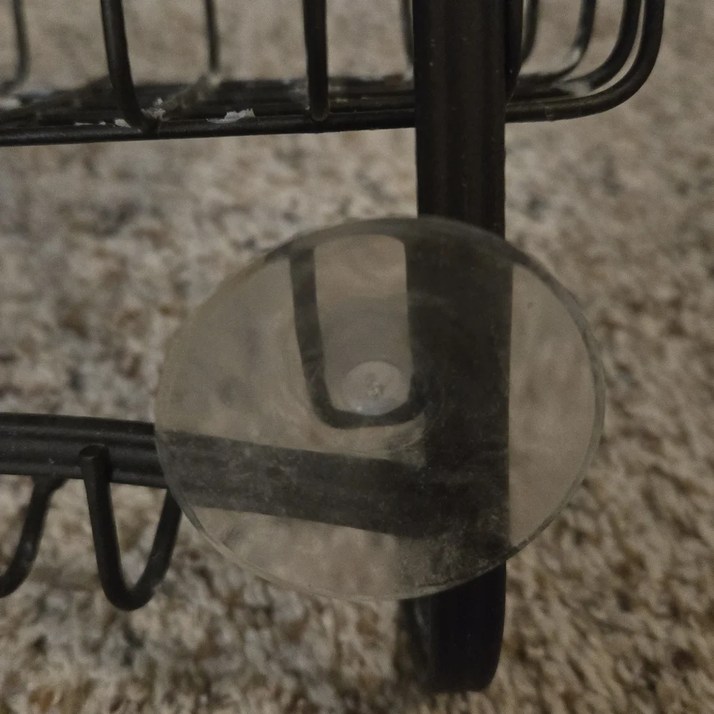 Black Metal Shower Caddy